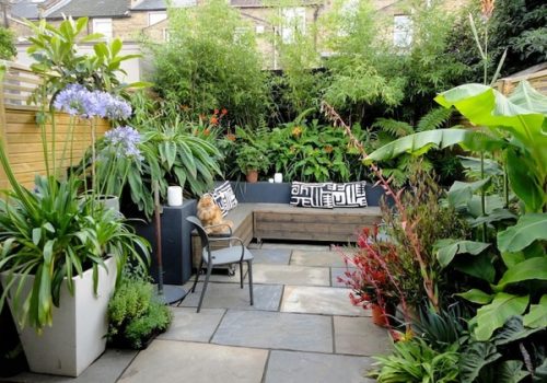 transform a small outside space